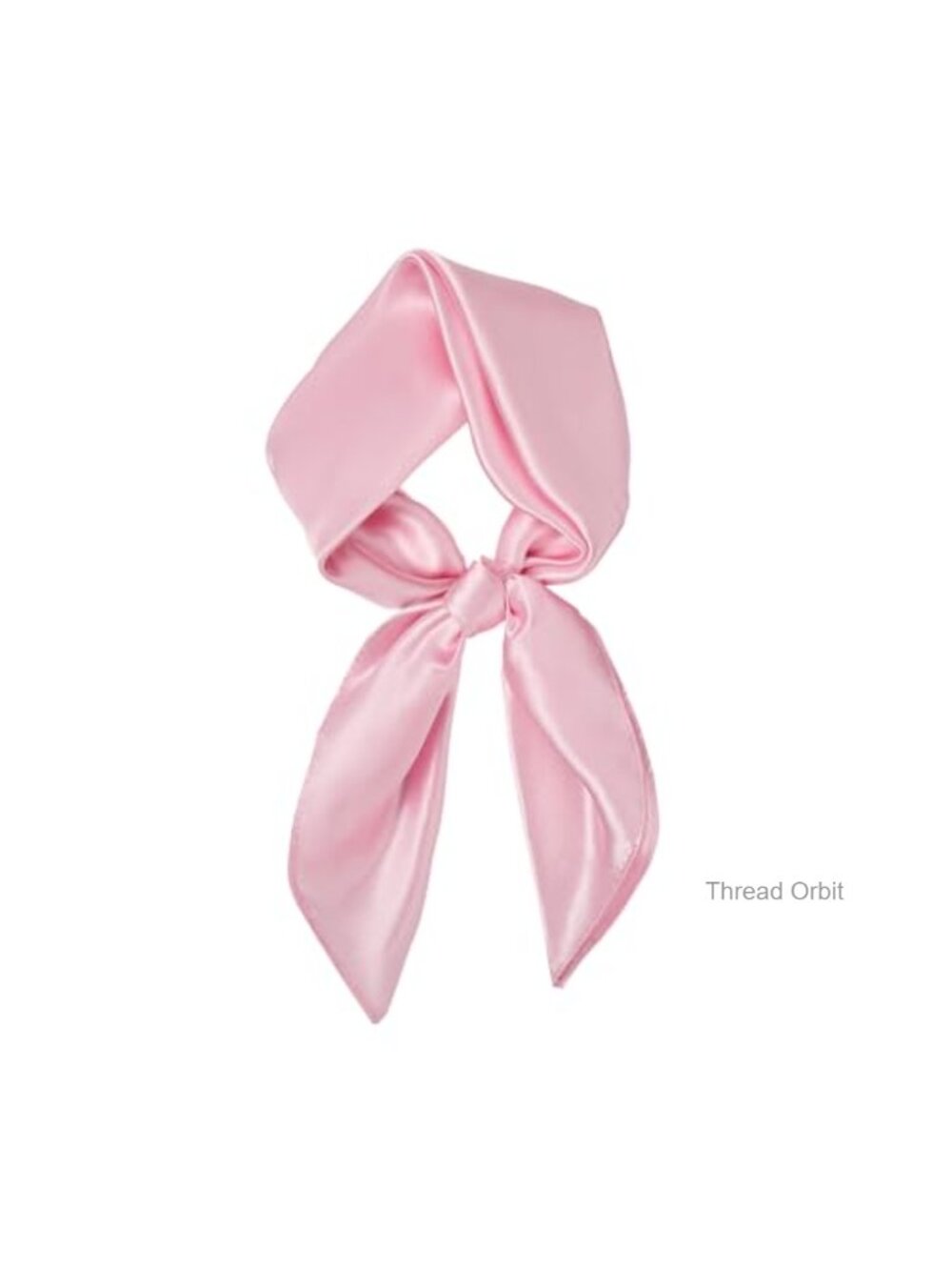 Satin Square Scarf 23.5" Lightweight Silk Feel Hair Neck Wrap for Women